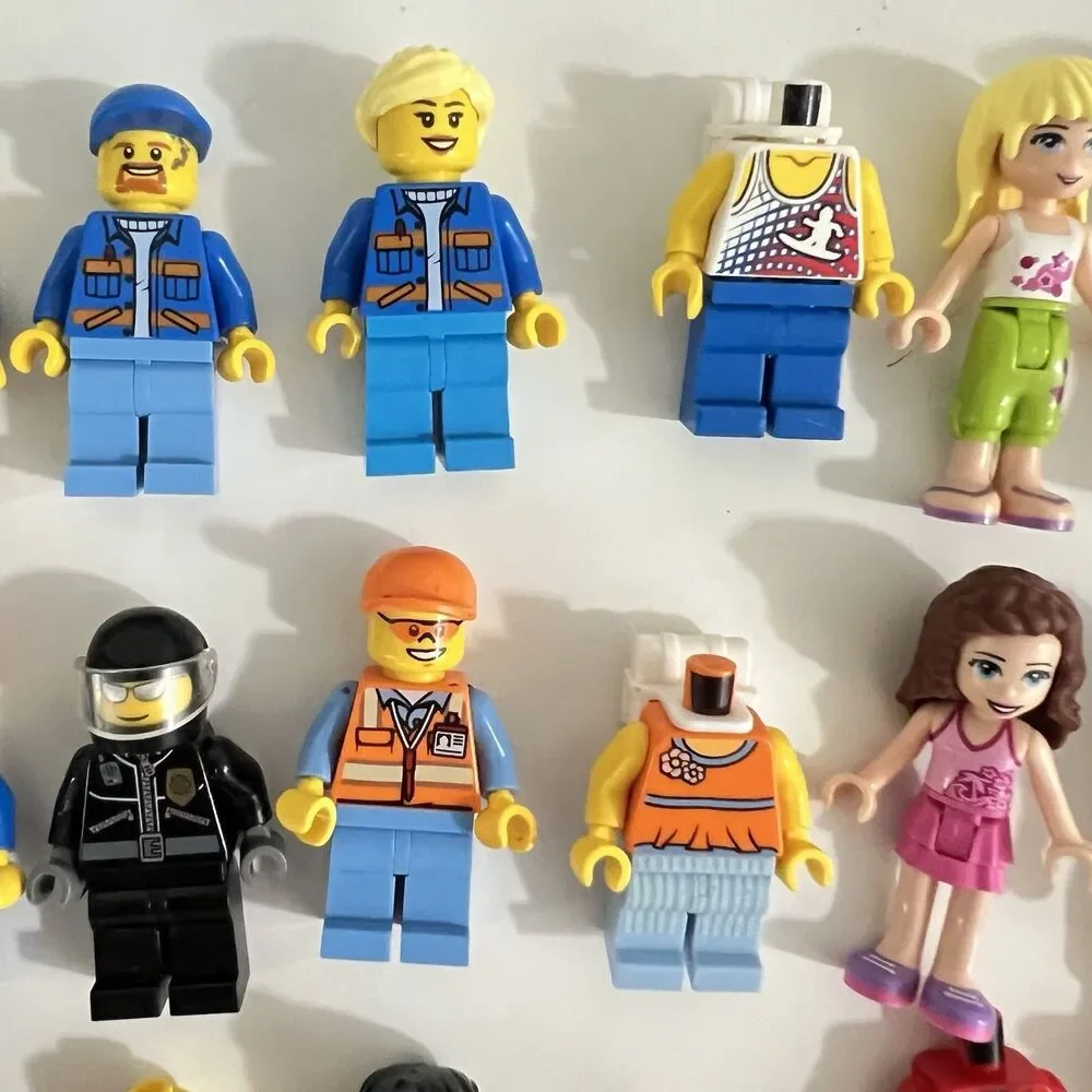 Authentic Lego Mini Figures Mix Lot  & Parts (50+ Mini Figures and Animals/Pets)
